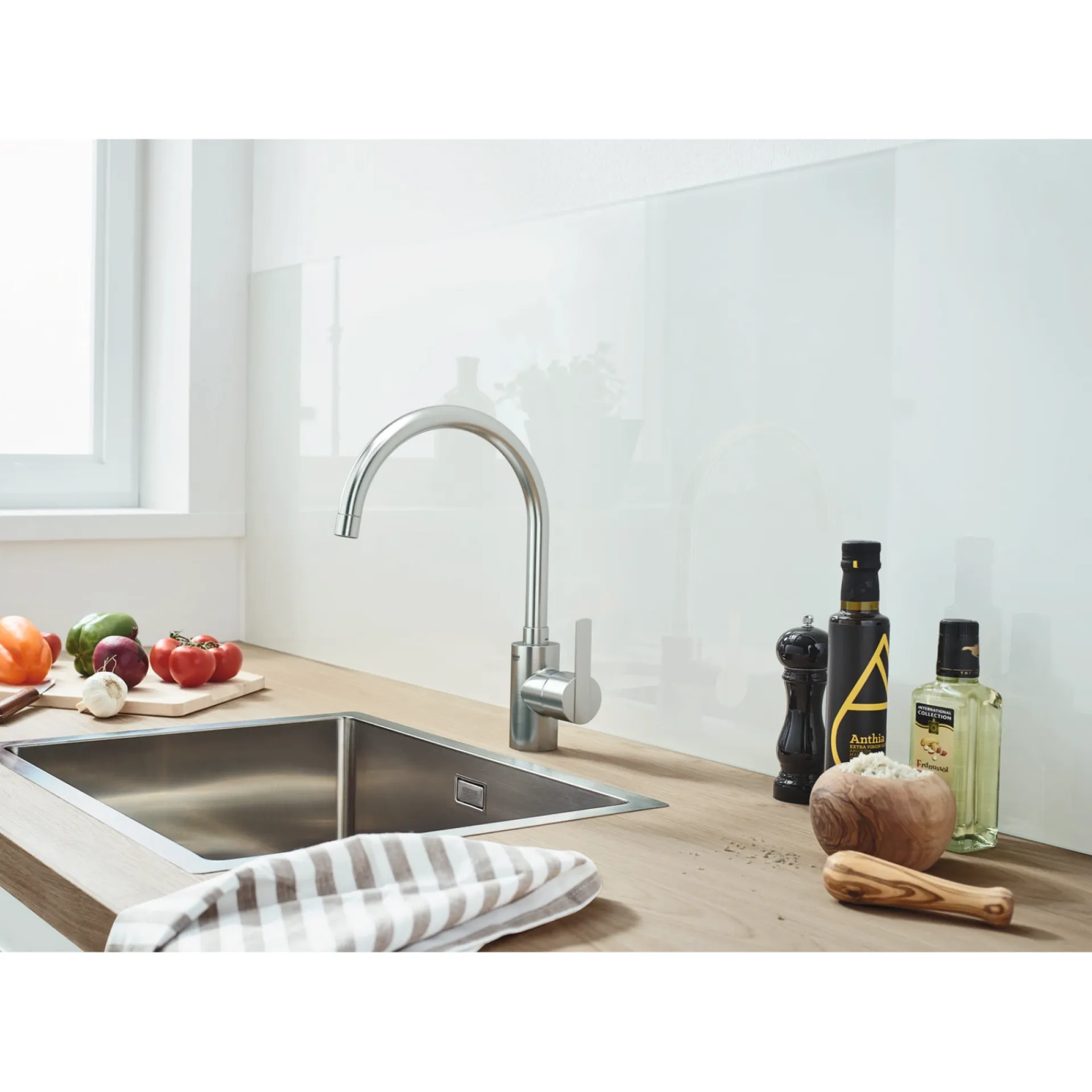 Best Grohe FEEL KØKKENARMATUR SUPERSTEEL