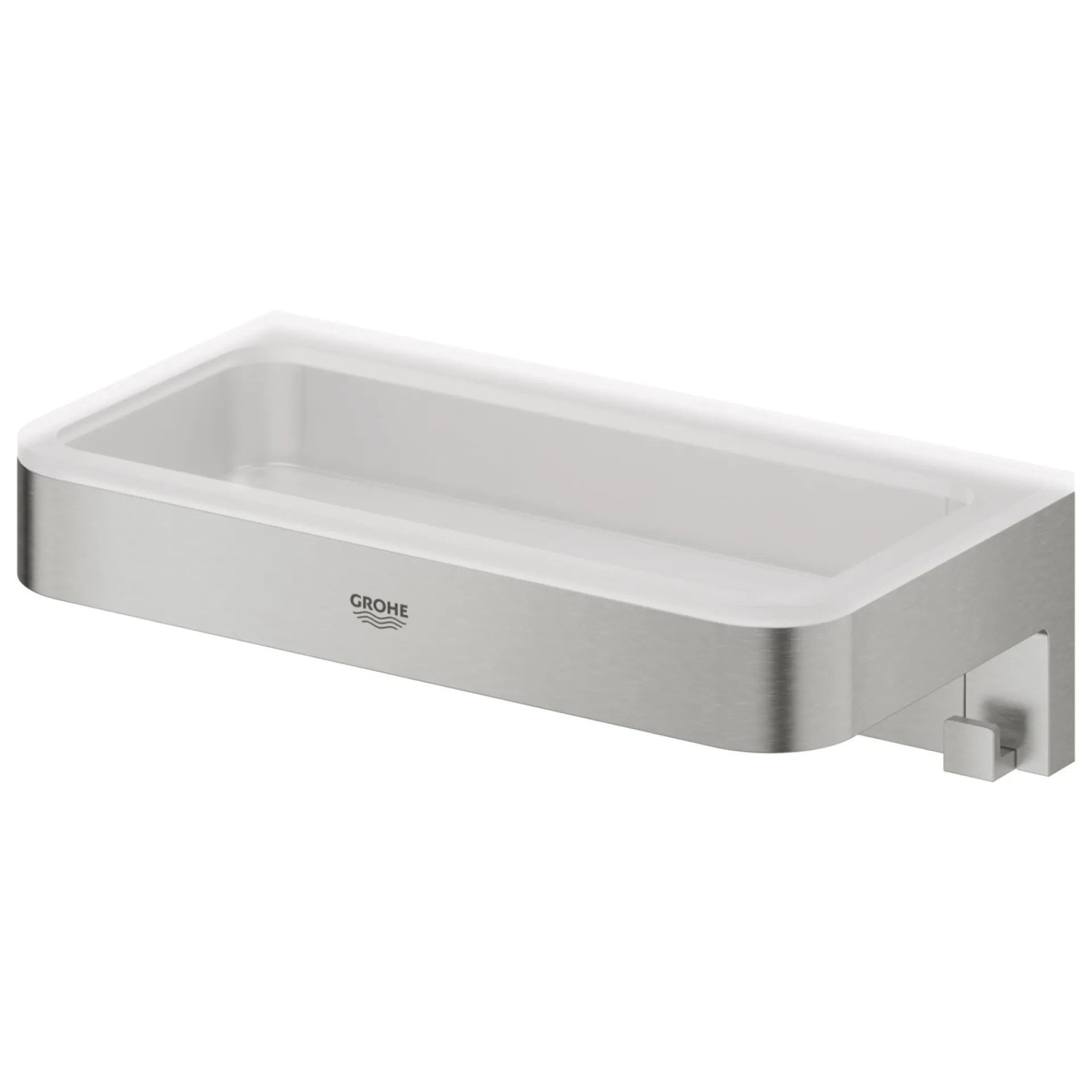 Sale Grohe START CUBE QUICKFIX BRUSEKURV BØRSTET STÅL