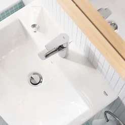 Outlet Grohe START EDGE QUICKFIX, S-SIZE HÅNDVASKARMATUR 1-GREB KROM