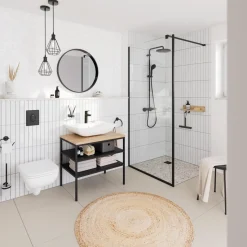 Best Grohe START QUICKFIX TOILETBØRSTE MAT SORT