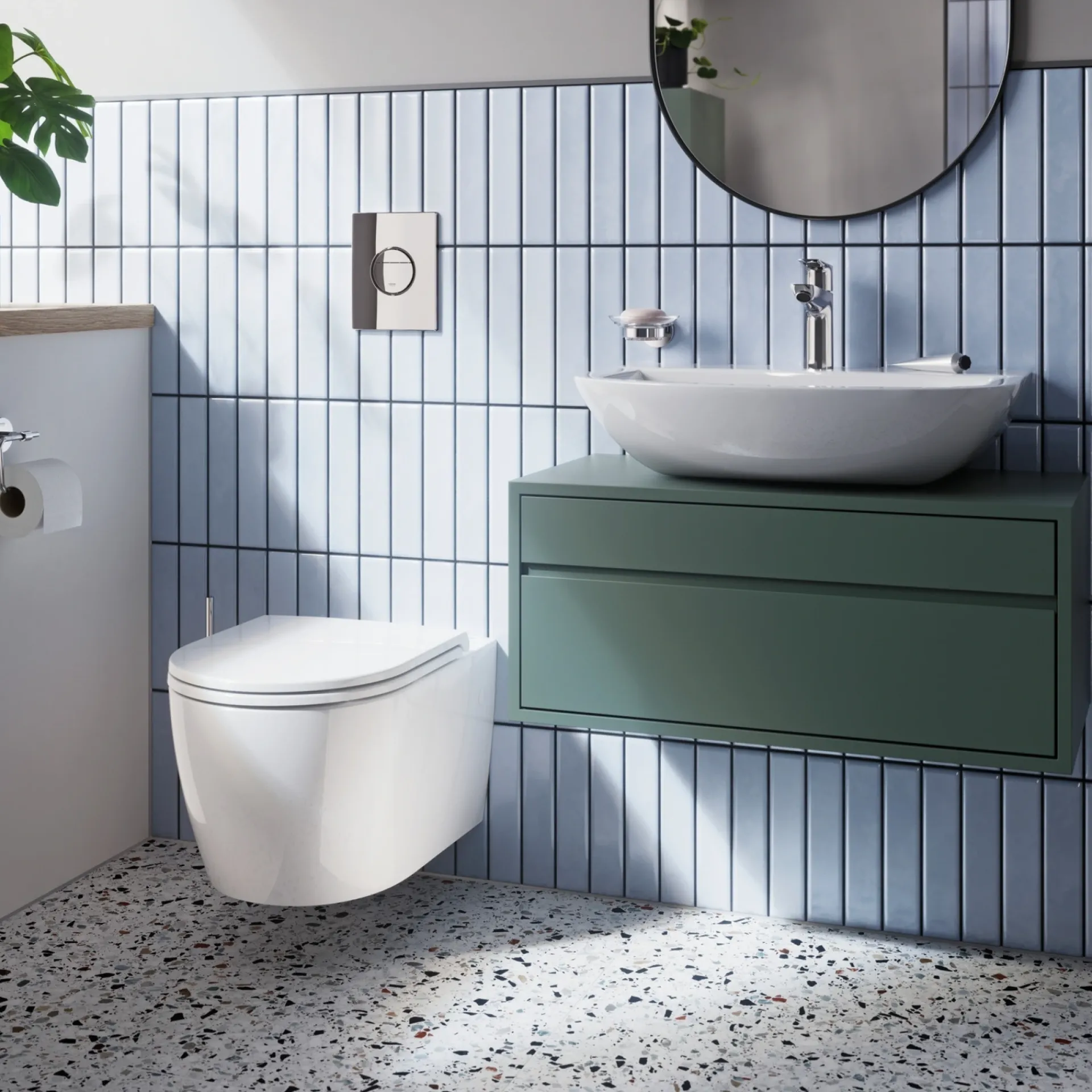 Clearance Grohe START ROUND CERAMIC VÆGHÆNGT TOILET