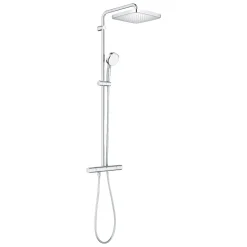 Hot Grohe TEMPTESTA 250 CUBE BRUSESYSTEM KROM