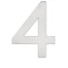 Clearance Habo 4 HUSNUMMER RUSTFRI