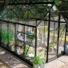 Sale Halls ICON 6 DRIVHUS EKSKL. SOKKEL 3 MM HÆRDET GLAS SORT 6,1 M2