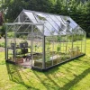 Hot Halls ICON 8 DRIVHUS EKSKL. SOKKEL 3 MM DELT GLAS ALU 11,2 M2