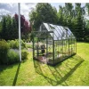 Halls ICON ICON 8 DRIVHUS EKSKL. SOKKEL 3 MM HÆRDET GLAS GRØN 11,2 M2