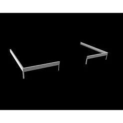 Clearance Halls LEAN-TO 612 STÅLFUNDAMENT SORT 7,1 M2
