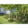 Online Halls QUBE+ 812 DRIVHUS EKSKL. SOKKEL 3 MM HÆRDET GLAS SORT 9,9 M2