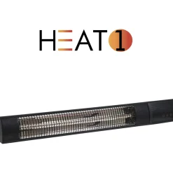 Online Heat1 212-360 TERRASSEVARMER SORT 650/2000 W