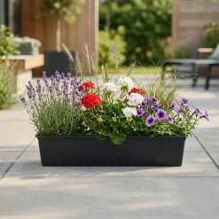 Outlet Hortus AGRO 208-401 ALTANKASSE PLAST ANTRACITGRÅ L80 CM
