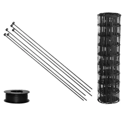 Sale Hortus HEGN SORT PLASTBELAGT 0.60 X 25 M
