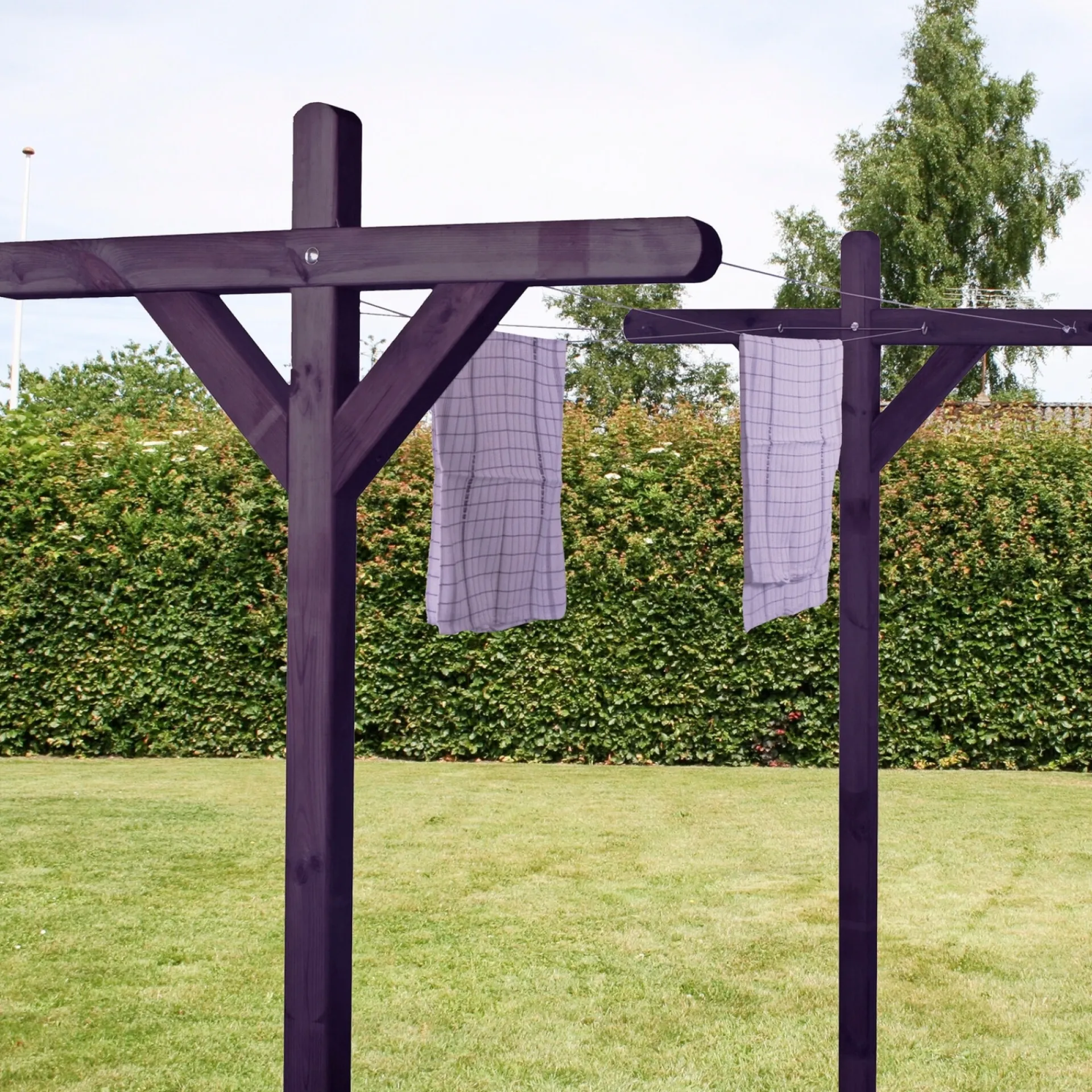 Sale Hortus 801-012PC TØRRESTATIV SORT TRÆ