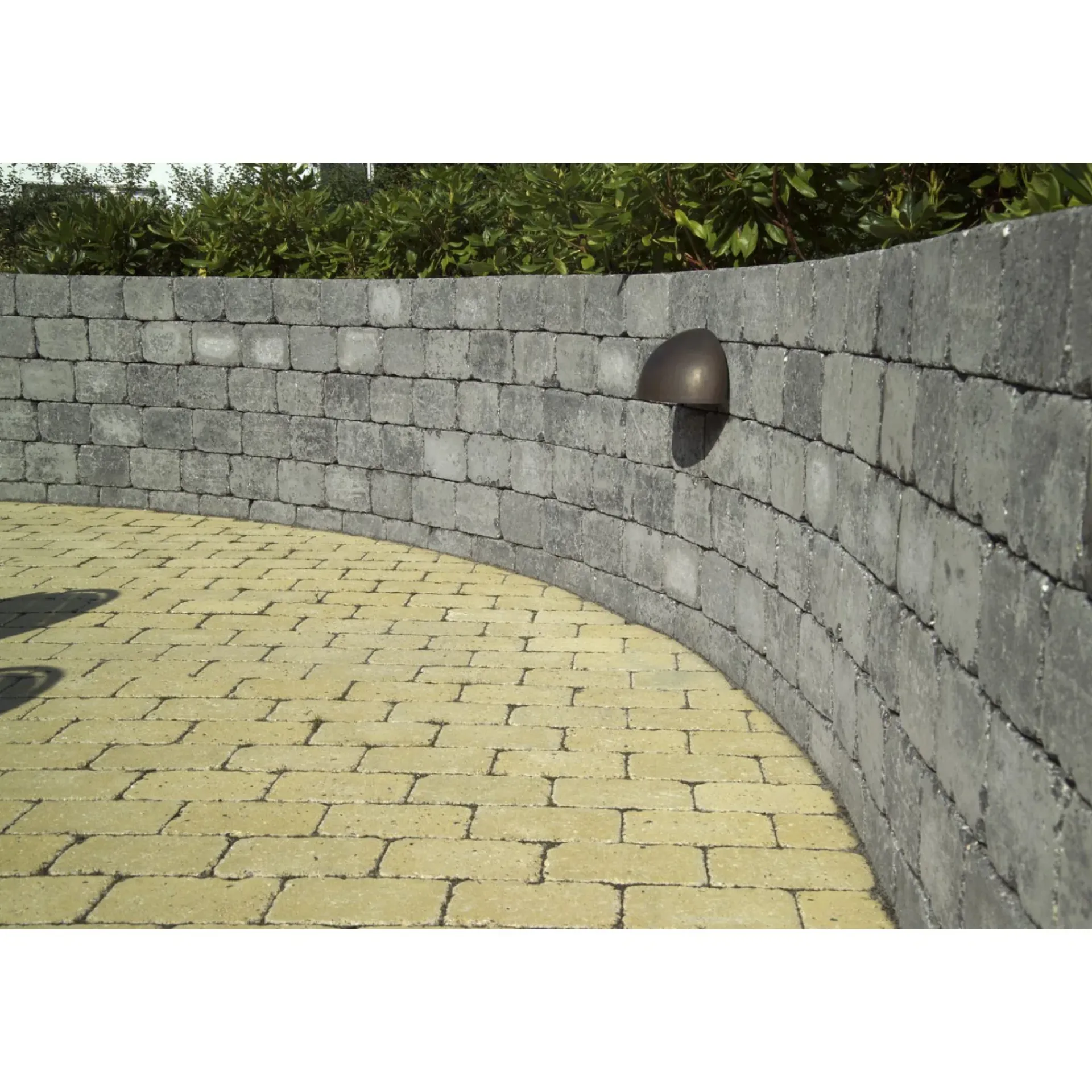 Best IBF HOLMEGAARDSTEN KANTBLOK 14 X 14 X 21 CM SORT/ANTRACIT