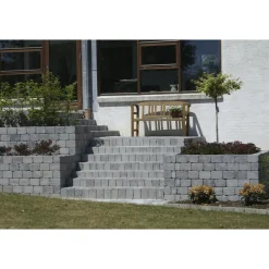 Clearance IBF HOLMEGAARDSTEN KANTBLOK 14 X 14 X 21 CM GRÅMIX