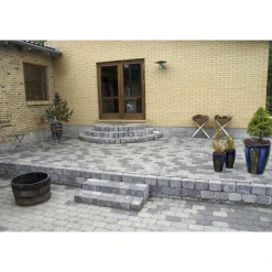 Clearance IBF HOLMEGAARDSTEN KANTBLOK 14 X 14 X 21 CM GRÅMIX