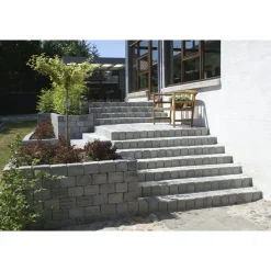 Clearance IBF HOLMEGAARDSTEN KANTBLOK 14 X 14 X 21 CM GRÅMIX