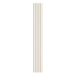 Clearance I-Wood AKUSTIKPANEL EG HVIDMALET 16 X 300 X 2400 MM