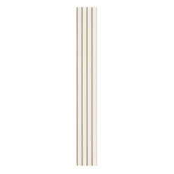 Outlet I-Wood AKUSTIKPANEL EG HVIDMALET 16 X 300 X 2400 MM
