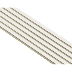Outlet I-Wood AKUSTIKPANEL EG HVIDMALET 16 X 300 X 2400 MM