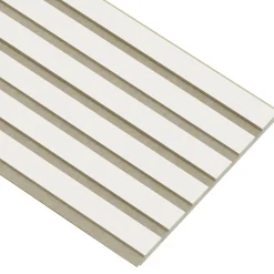 Outlet I-Wood AKUSTIKPANEL EG HVIDMALET 16 X 300 X 2400 MM