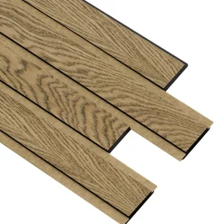 New I-Wood AKUSTIKPANEL EG MØRKEBRUN OLIE 17 X 300 X 2400 MM