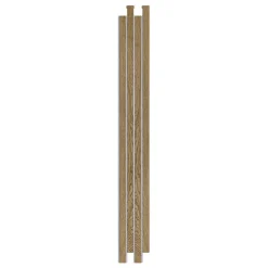 New I-Wood AKUSTIKPANEL EG MØRKEBRUN OLIE 16 X 300 X 2400 MM