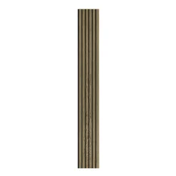 Clearance I-Wood AKUSTIKPANEL EG MØRKEBRUN OLIE 16 X 300 X 2400 MM