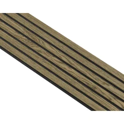 Clearance I-Wood AKUSTIKPANEL EG MØRKEBRUN OLIE 16 X 300 X 2400 MM