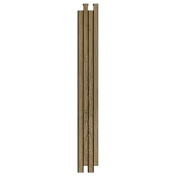 Clearance I-Wood AKUSTIKPANEL EG MØRKEBRUN OLIE 17 X 300 X 2400 MM