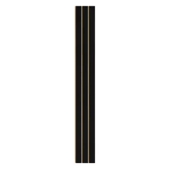 New I-Wood AKUSTIKPANEL EG SORTMALET 17 X 300 X 2400 MM