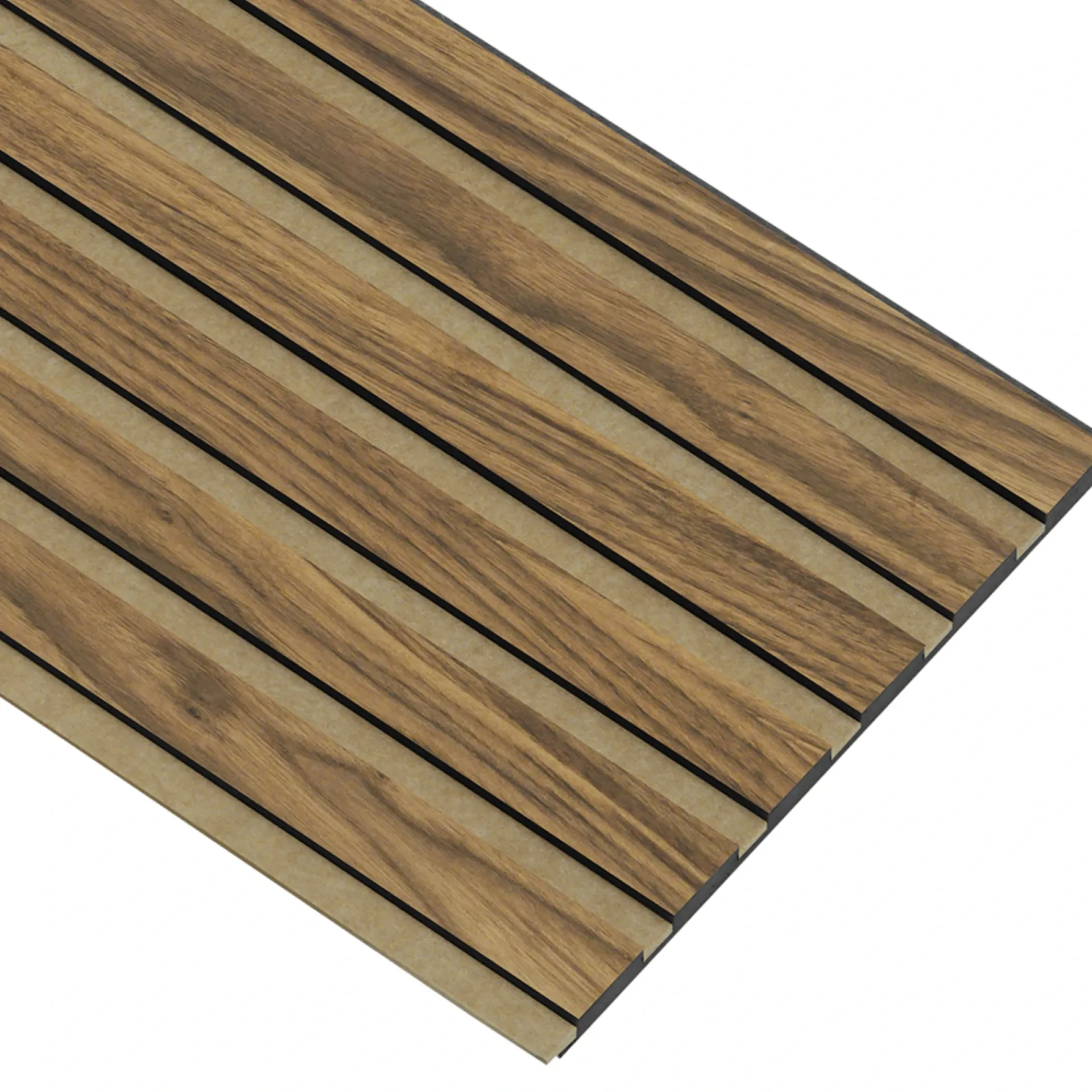 New I-Wood AKUSTIKPANEL VALNØD 17 X 300 X 2400 MM