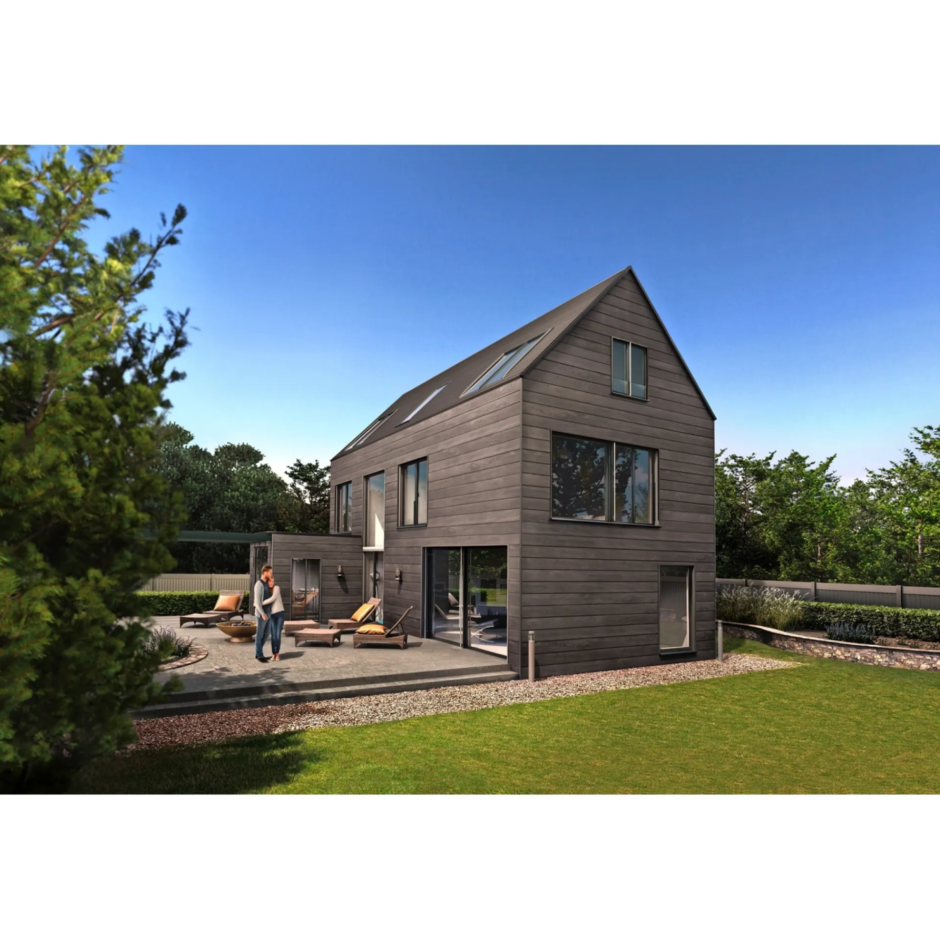 James Hardie TRÆSTRUKTUR HARDIE VL PLANK 11 X 214 X 3600 MM SORT