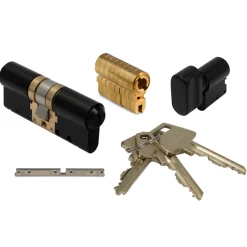 Online Jasa NOIR UNIVERSAL DRÅBECYLINDER CYLINDERLÅS DRÅBECYLINDER MATSORT 1 STK