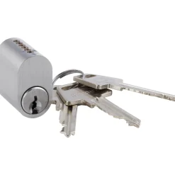 New Jasa OVAL CYLINDER 6-STIFT SØLV 1 STK