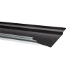 Online Jual SORT ALU-PROFIL 1AS, 6" DOBBELT INKL. BLINDFALS SKOTRENDE 1 M