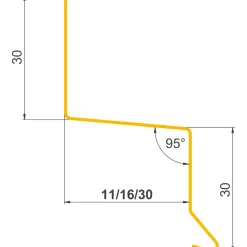 Best Jual SORT ALU-PROFIL 8-30S Z-PROFIL 30 X 30 X 30 MM.