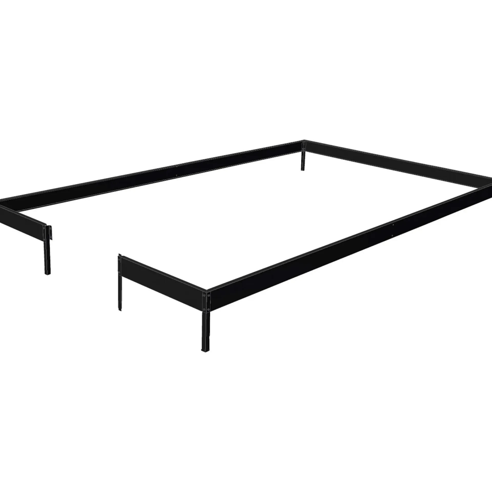 Online Juliana COMPACT STÅLFUNDAMENT SORT 5 M²