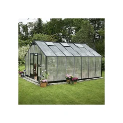Clearance Juliana GARTNER EKSKL. SOKKEL DRIVHUS 10 MM POLY ANTRACIT 18,8 M2