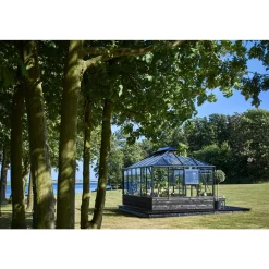 Best Juliana GRAND OASE MUR ORANGERI 3 MM HÆRDET GLAS HELE BANER ANTRACIT 13 M²