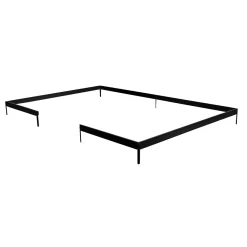 Clearance Juliana GRAND OASE STÅLFUNDAMENT SORT 18,8 M2