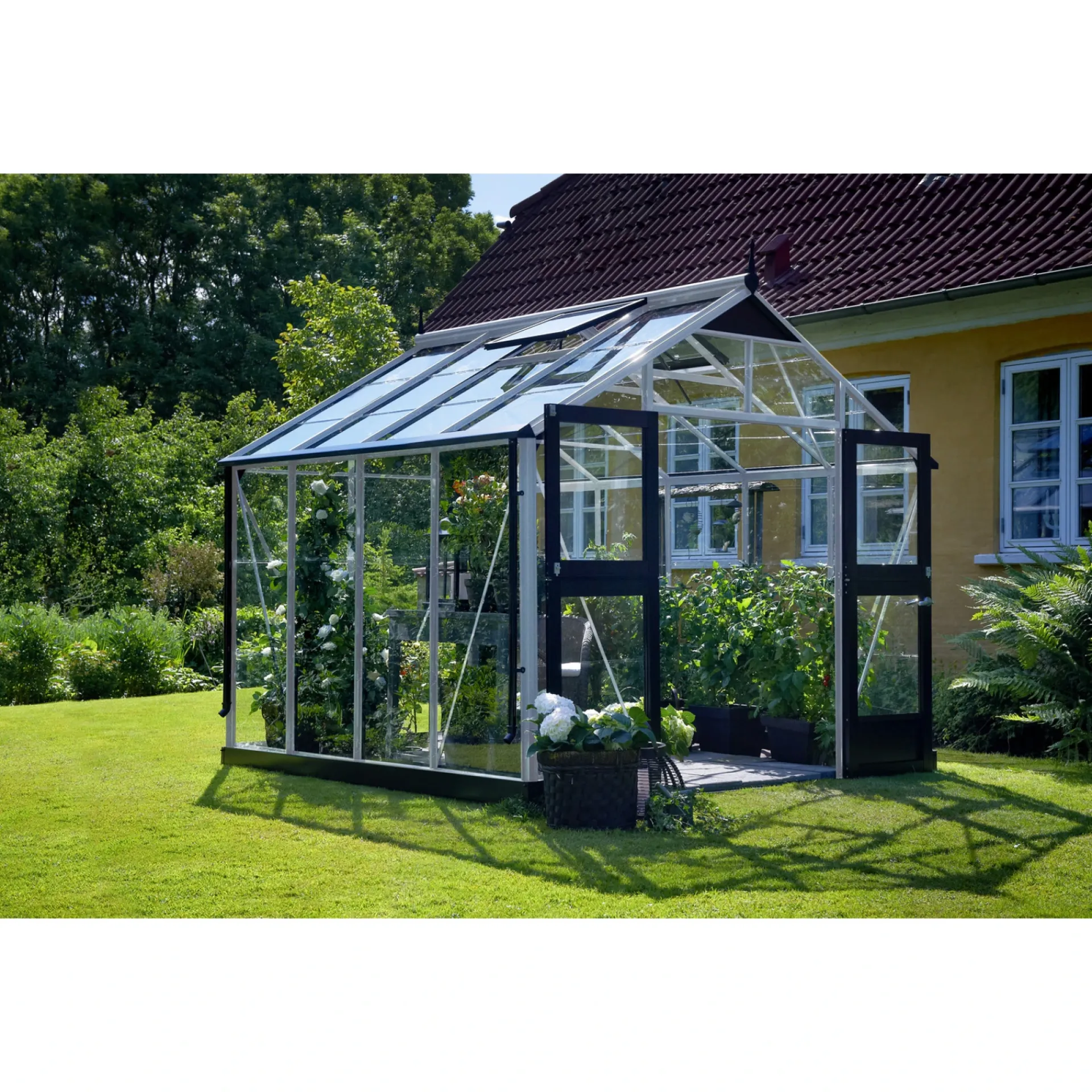 Best Juliana PREMIUM EKSKL. SOKKEL DRIVHUS 10 MM POLY ALUMINIUM 8,8 M2
