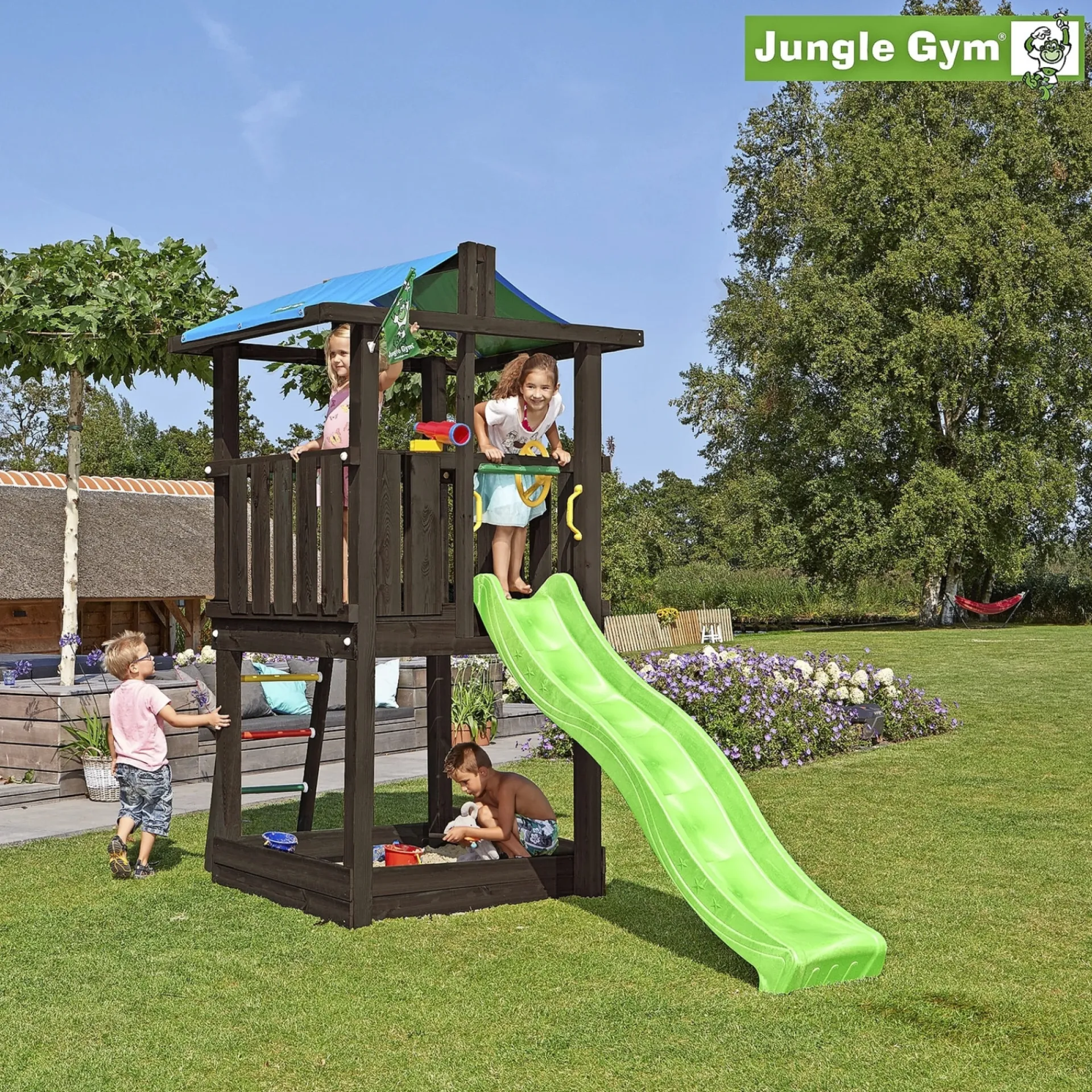 New Jungle Gym HUT LEGETÅRN SORT TRÆ