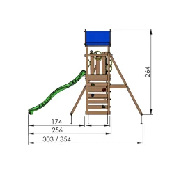 Sale Jungle Gym PATIO LEGETÅRN NATUR TRÆ