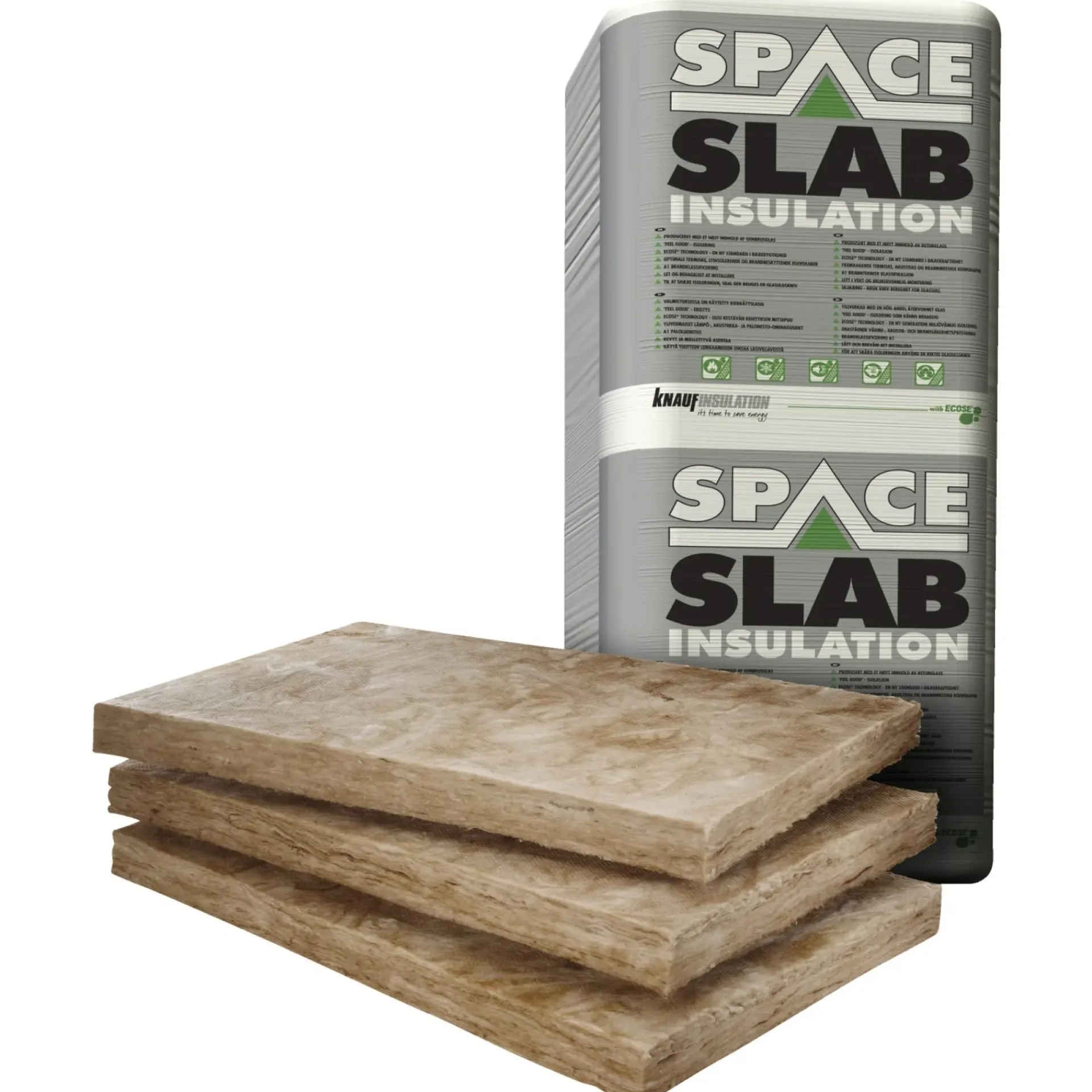 Best Knauf Insulation SPACE FORMSTYKKE BYGNINGSISOLERING 95 X 560 X 980 MM