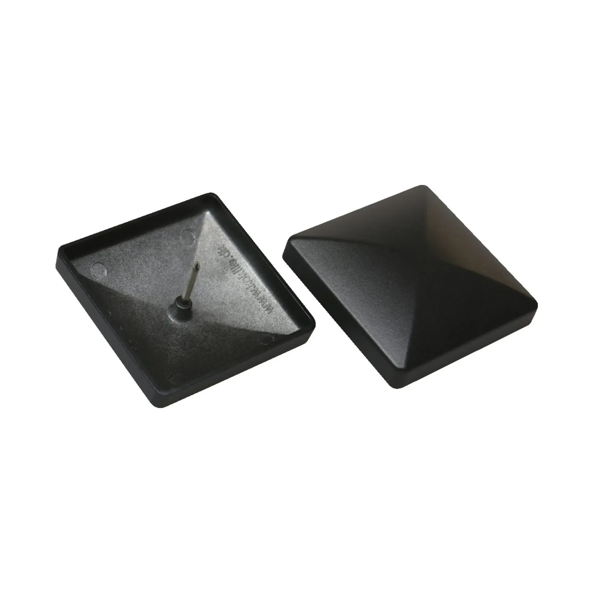 Outlet Kokille CAP 102 STOLPEHAT ALUMINIUM SORT 102 X 102 MM