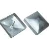 Online Kokille CAP 76 STOLPEHAT ALUMINIUM GRÅ 76 X 76 MM