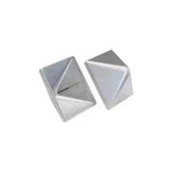 Best Kokille PYRA 104 STOLPEHAT ALUMINIUM GRÅ 104 X 104 MM