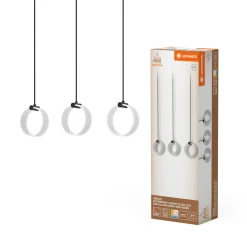 Clearance LEDVANCE DECOR CIRCLE PENDEL SORT 22,2 CM