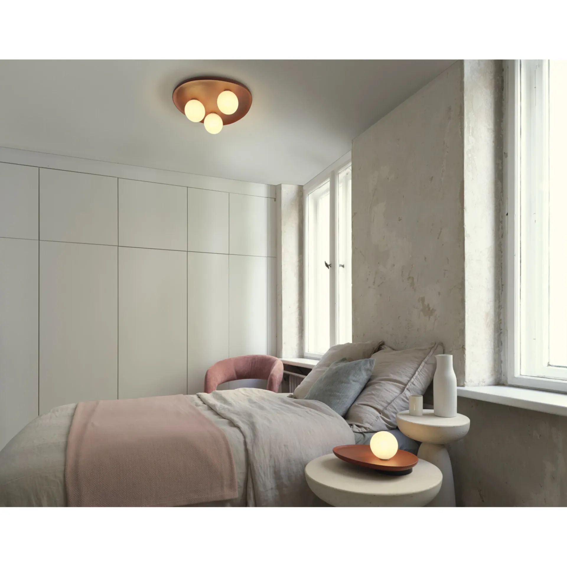 Online LEDVANCE DECOR CLAY BORDLAMPE BRUN 50,3 CM