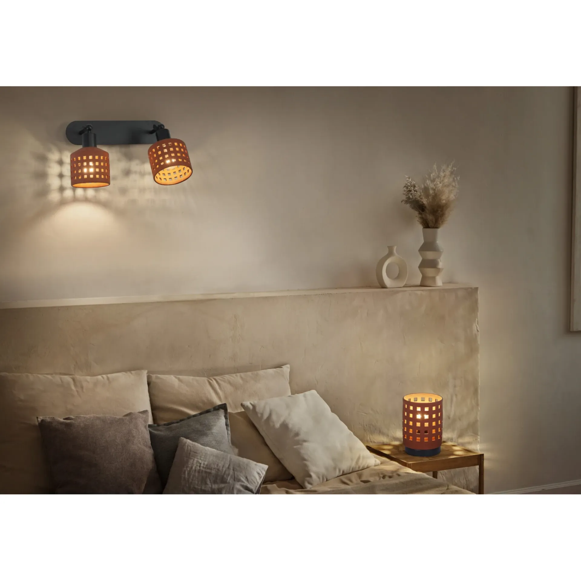 Discount LEDVANCE DECOR CLAY VÆGLAMPE BRUN